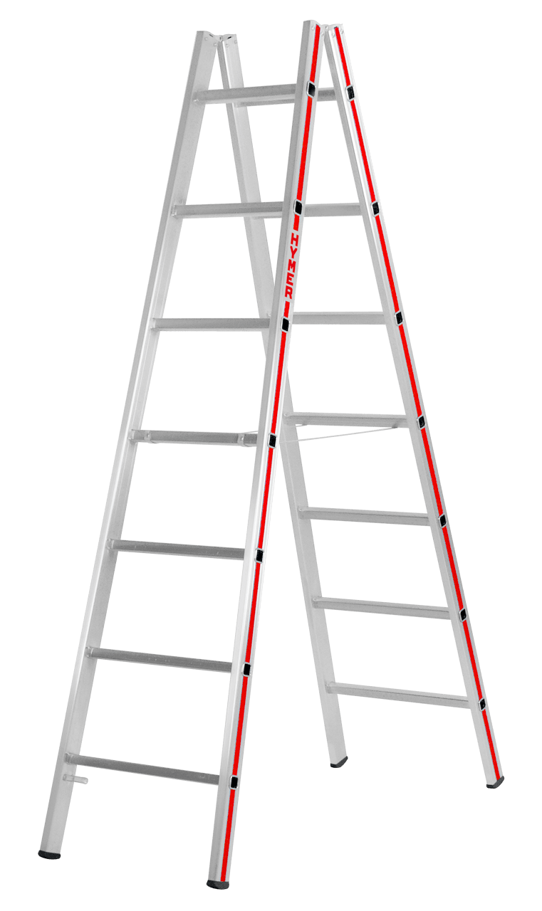 Hymer Sprossenstehleiter 4023, beidseitig begehbar - Topleiter