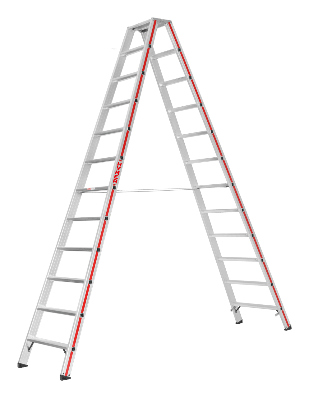 Stufenstehleiter 8024, beidseitig begehbar - Topleiter