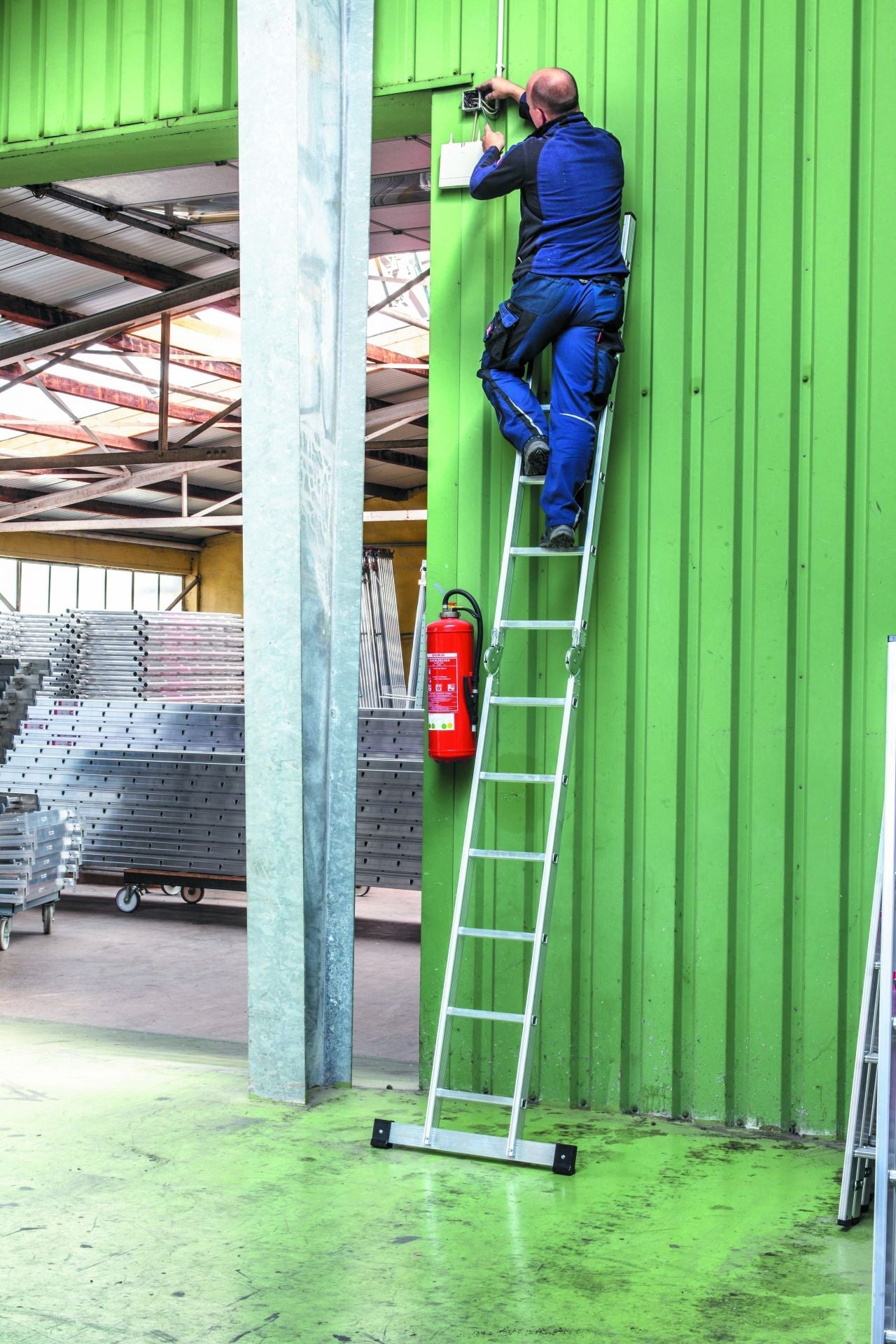 euroline PREMIUM line Alu - Klappleiter 317 - Topleiter