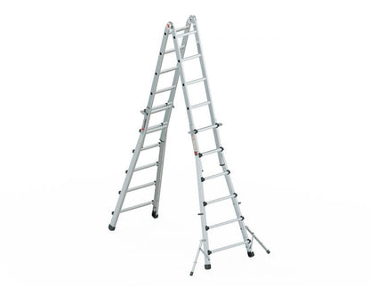 euroline PREMIUM line Alu - Vario - Klappleiter mit Standverbreiterung 31631 - Topleiter