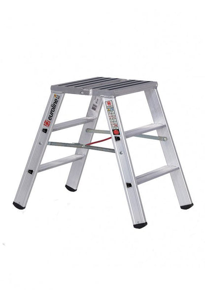 euroline PREMIUM line DIY Alu - Stufentritt, beidseitig 30581 - Topleiter