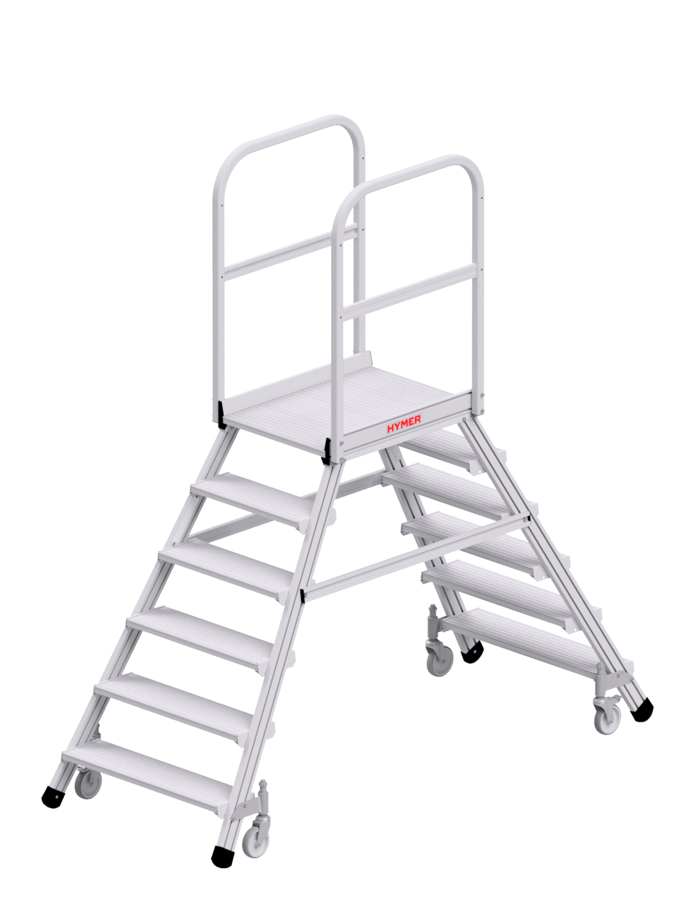 Hymer Podesttreppe 6189 fahrbar, beidseitig begehbar - Topleiter
