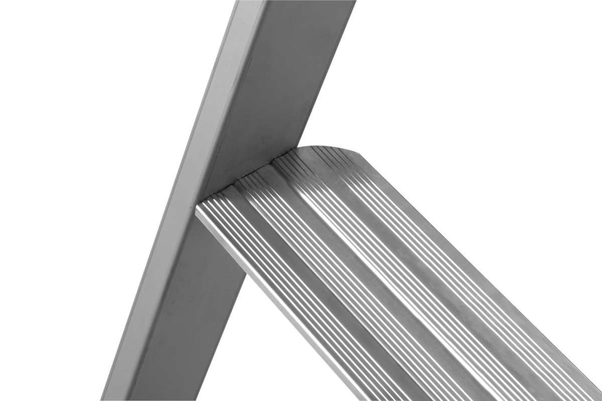 Hymer Stufenstehleiter 4024, beidseitig begehbar - Topleiter