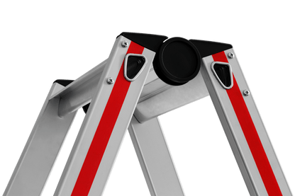 Hymer Stufenstehleiter 4124, beidseitig begehbar - Topleiter