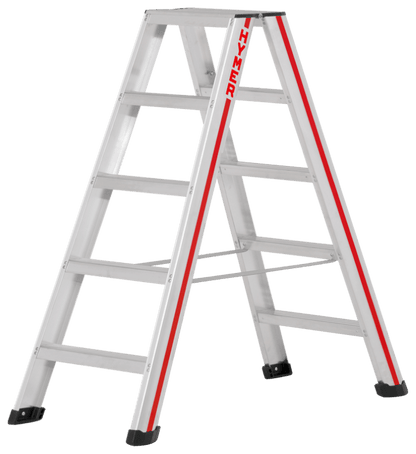 Hymer Stufenstehleiter 6024, beidseitig begehbar - Topleiter