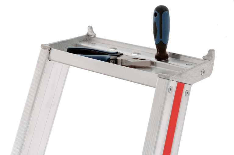 Stufenstehleiter 8026 mit Plattform, einseitig begehbar - Topleiter