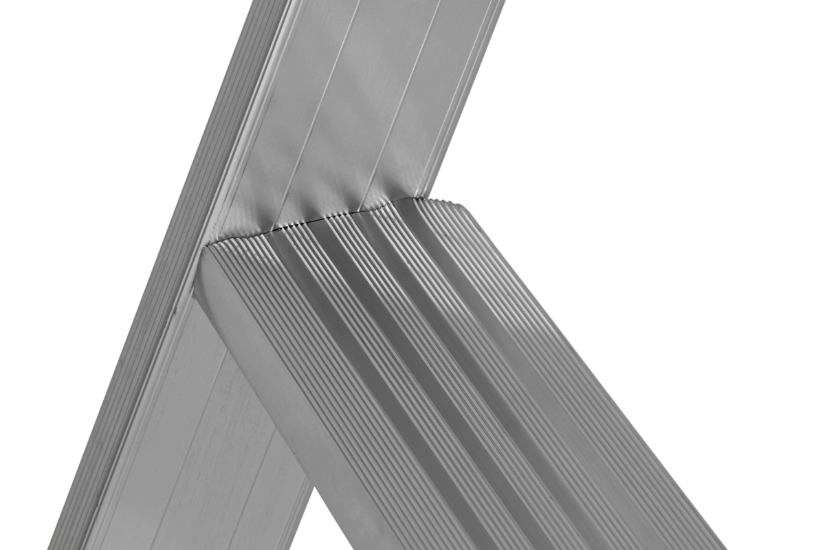 Stufenstehleiter 8224 mit Rollen, beidseitig begehbar - Topleiter